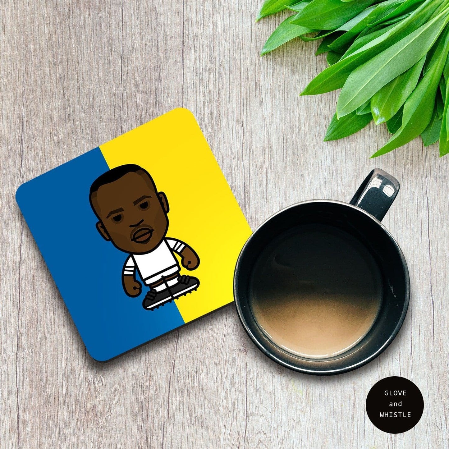 Tony Yeboah Leeds United Coaster