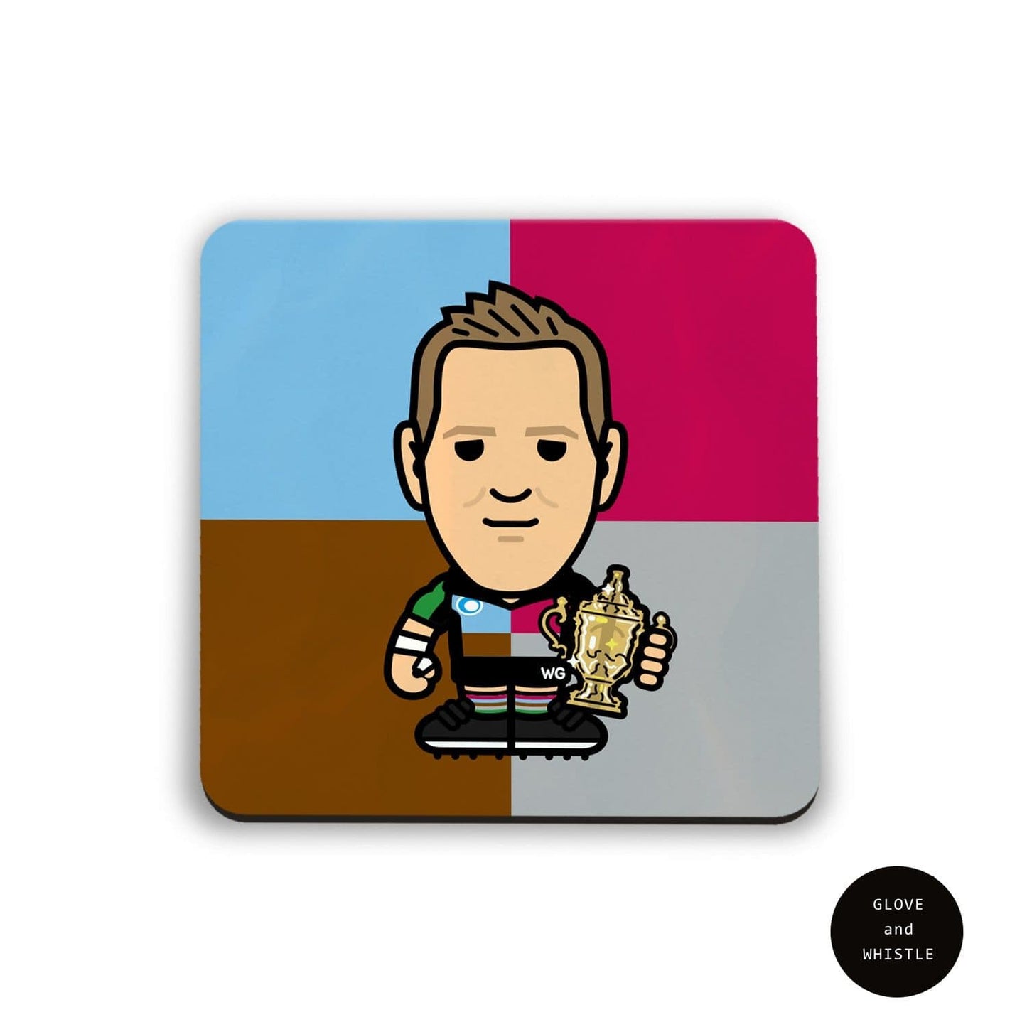 Will Greenwood Harlequins Coaster