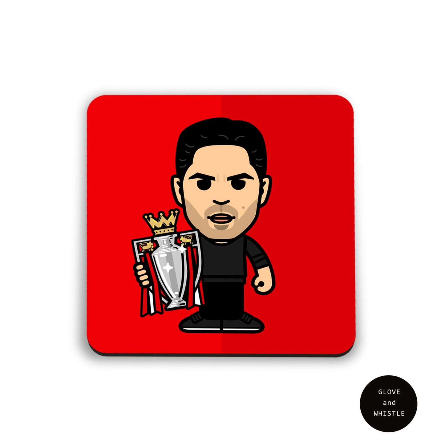 Mikel Arteta Champion Arsenal Coaster