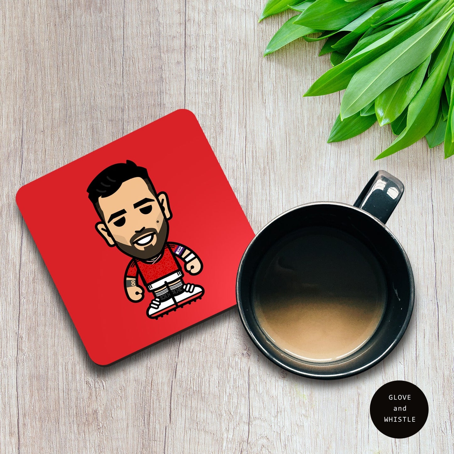 Bruno Fernandes Manchester United Coaster