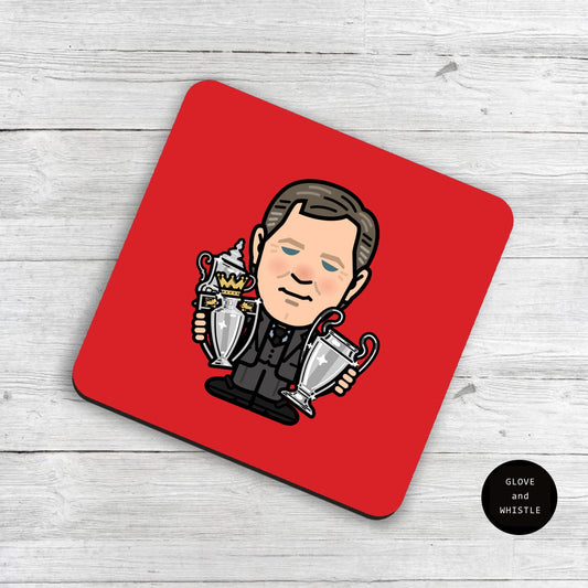 Alex Ferguson Manchester United Treble Coaster