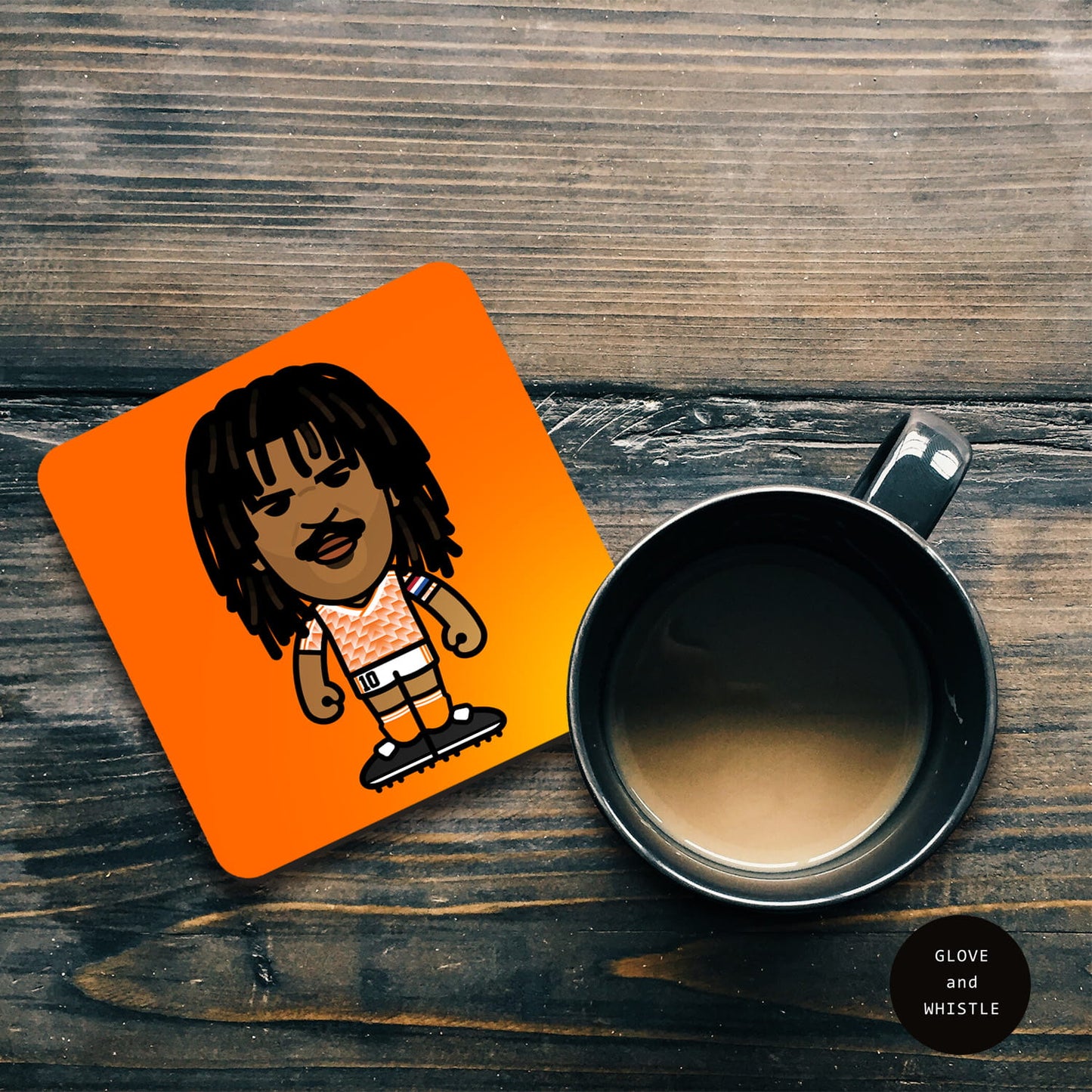Ruud Gullit Netherlands Coaster