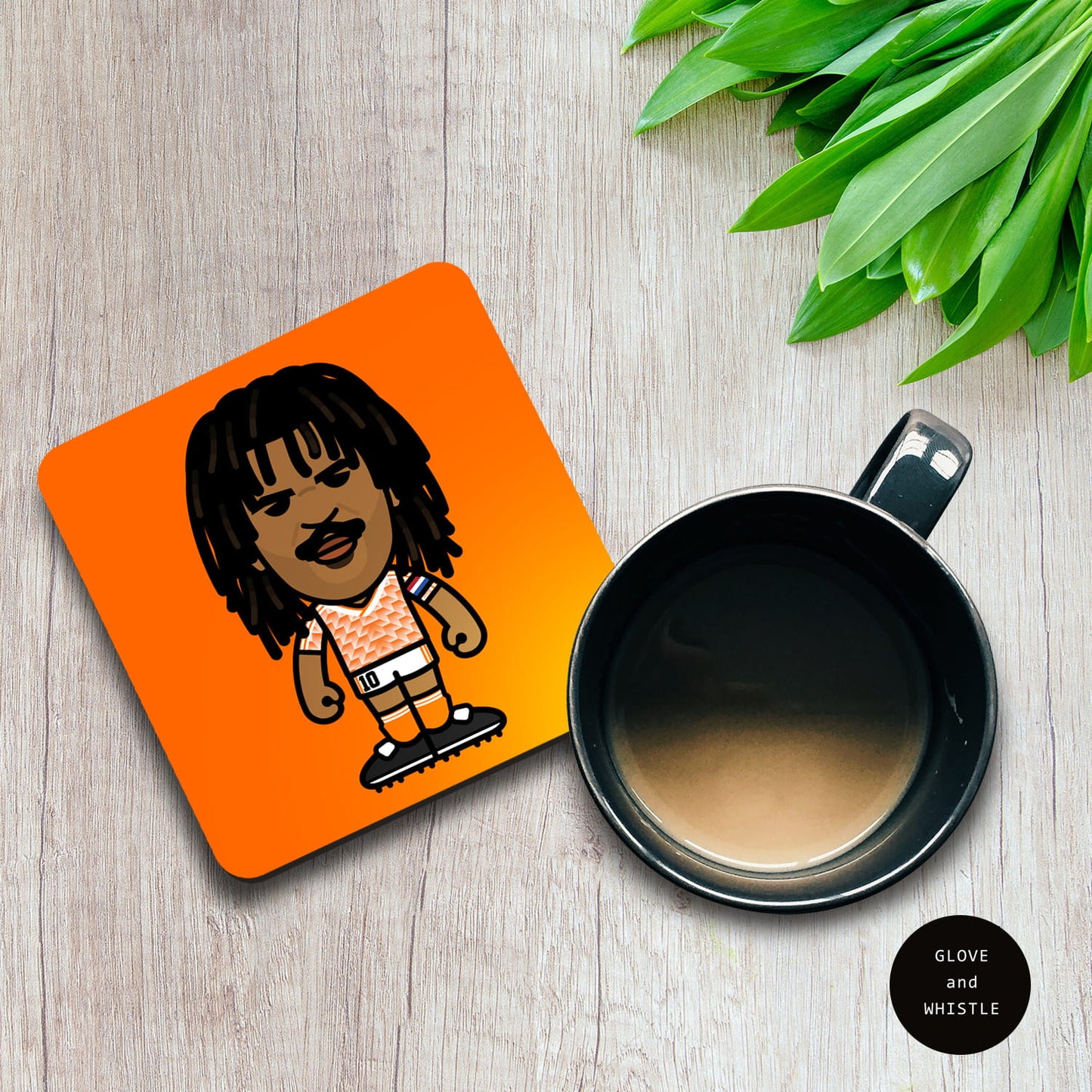 Ruud Gullit Netherlands Coaster