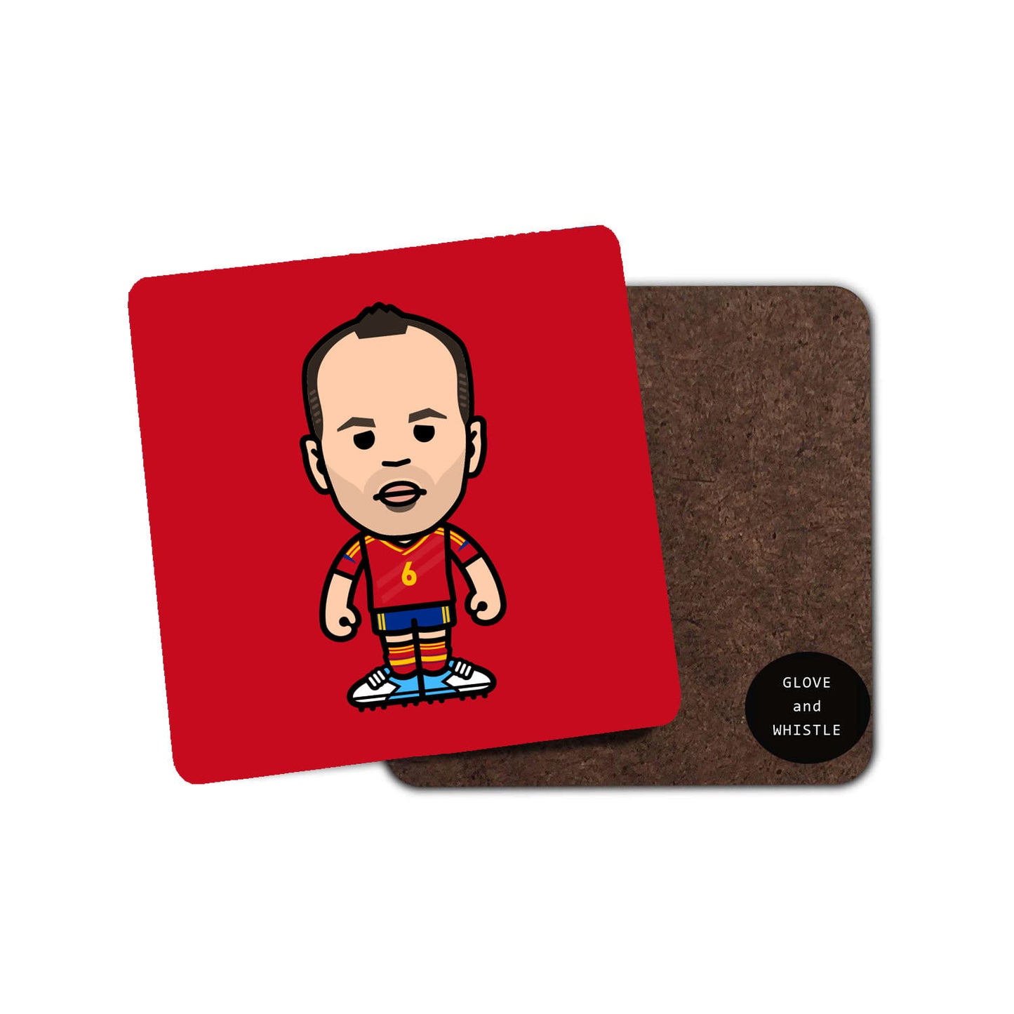 Andres Iniesta Spain Coaster