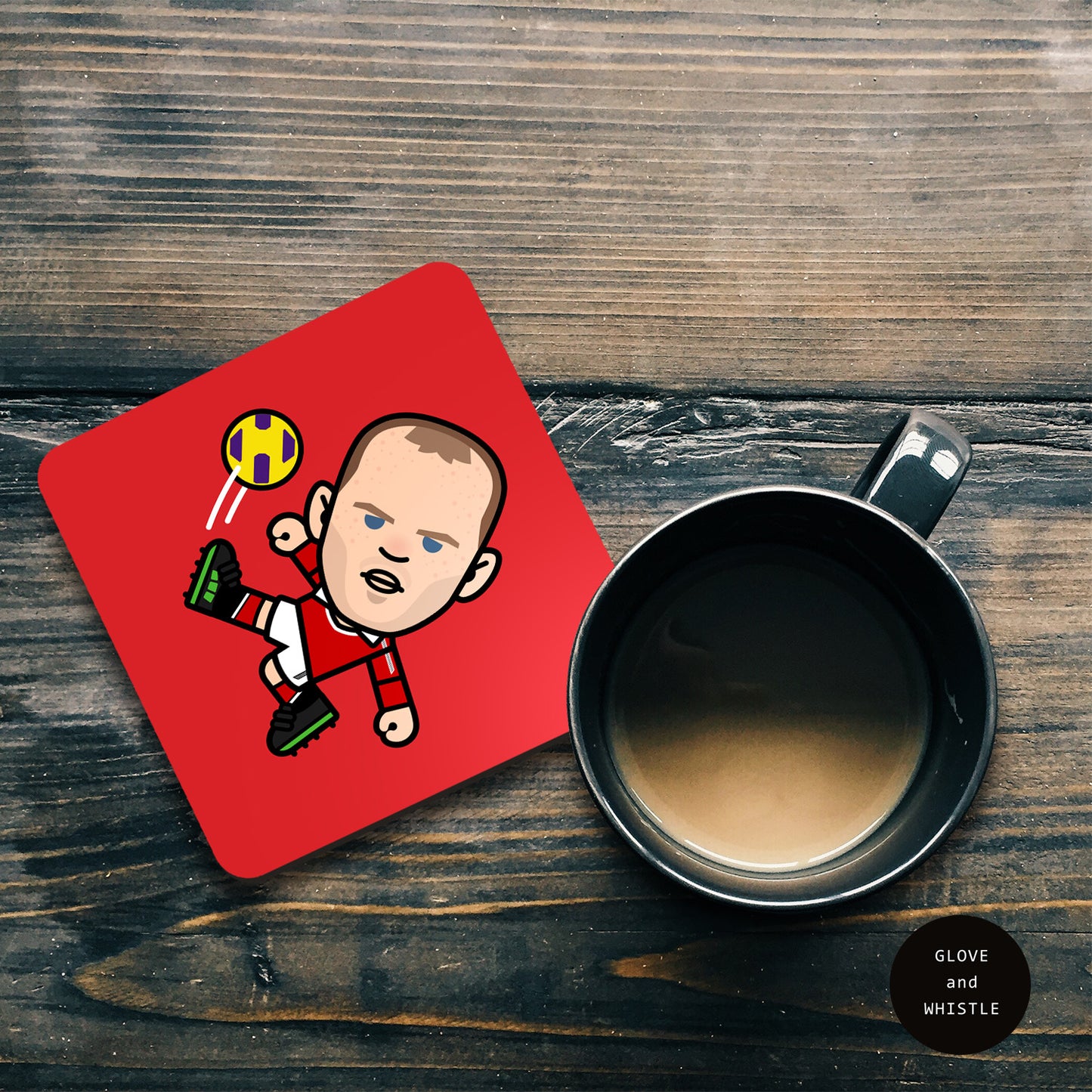 Wayne Rooney Manchester United Coaster
