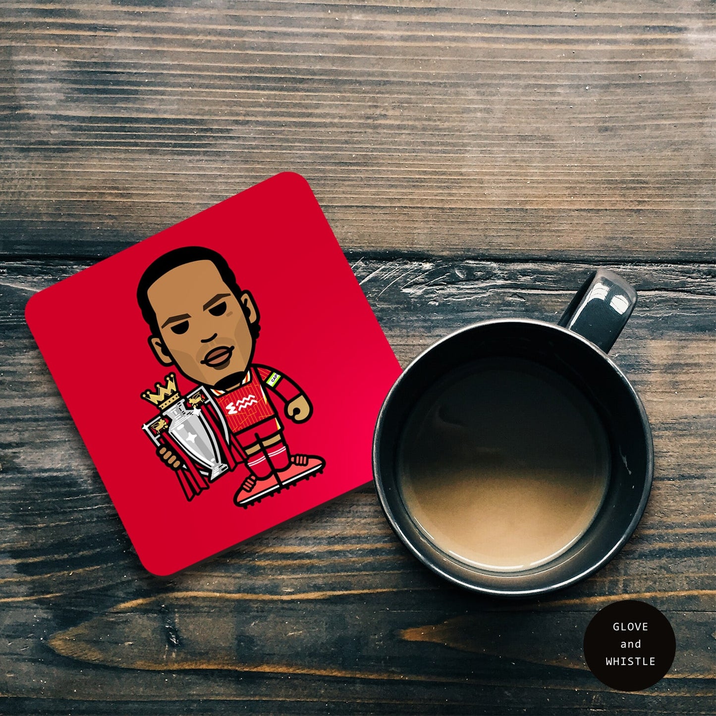 Virgil Van Dijk Liverpool Coaster
