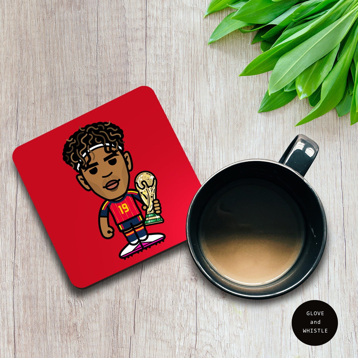 Lamine Yamal Champion Spain Coaster