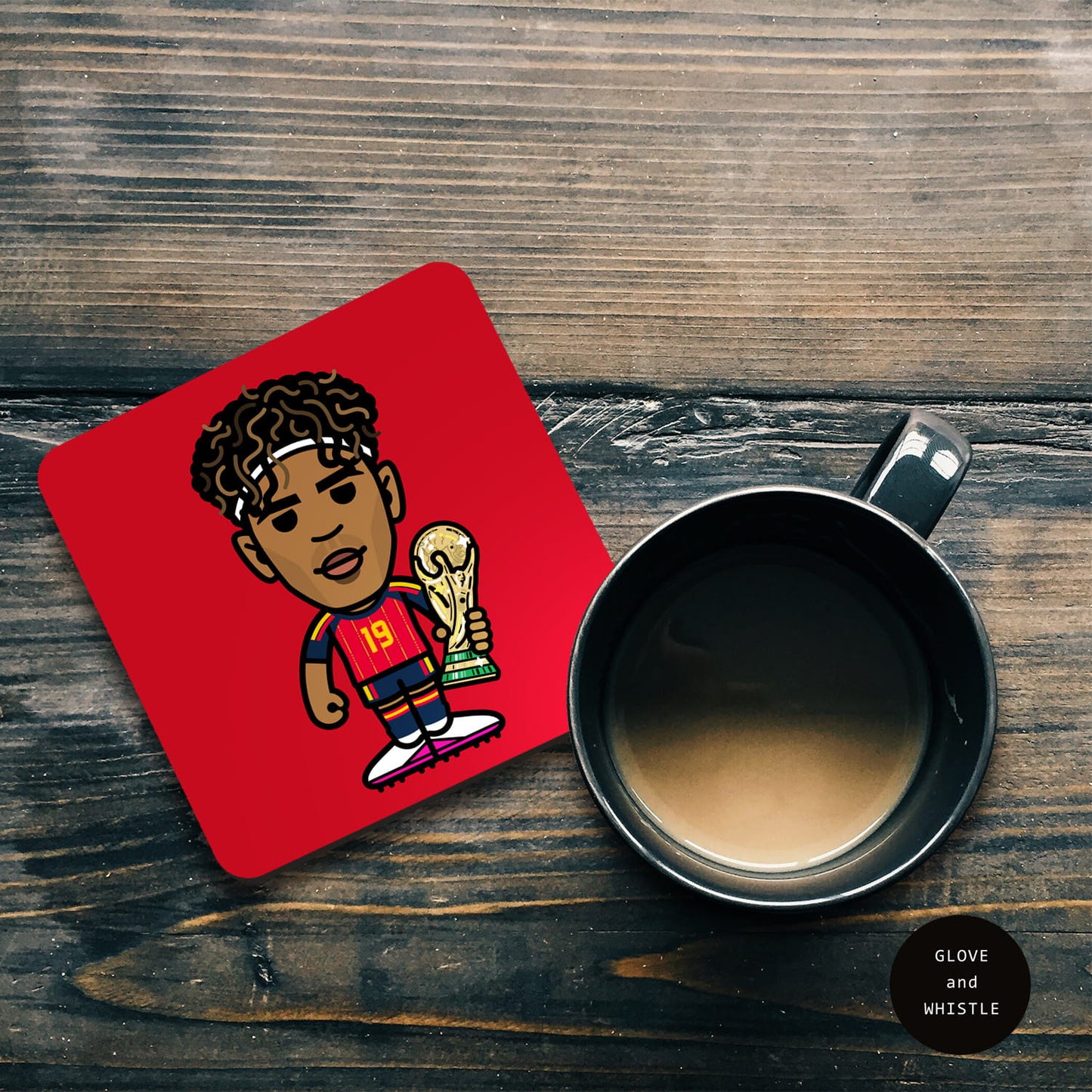 Lamine Yamal Champion Spain Coaster