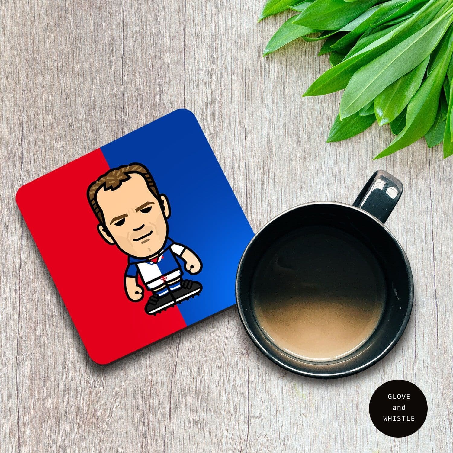 Alan Shearer Blackburn Rovers Coaster