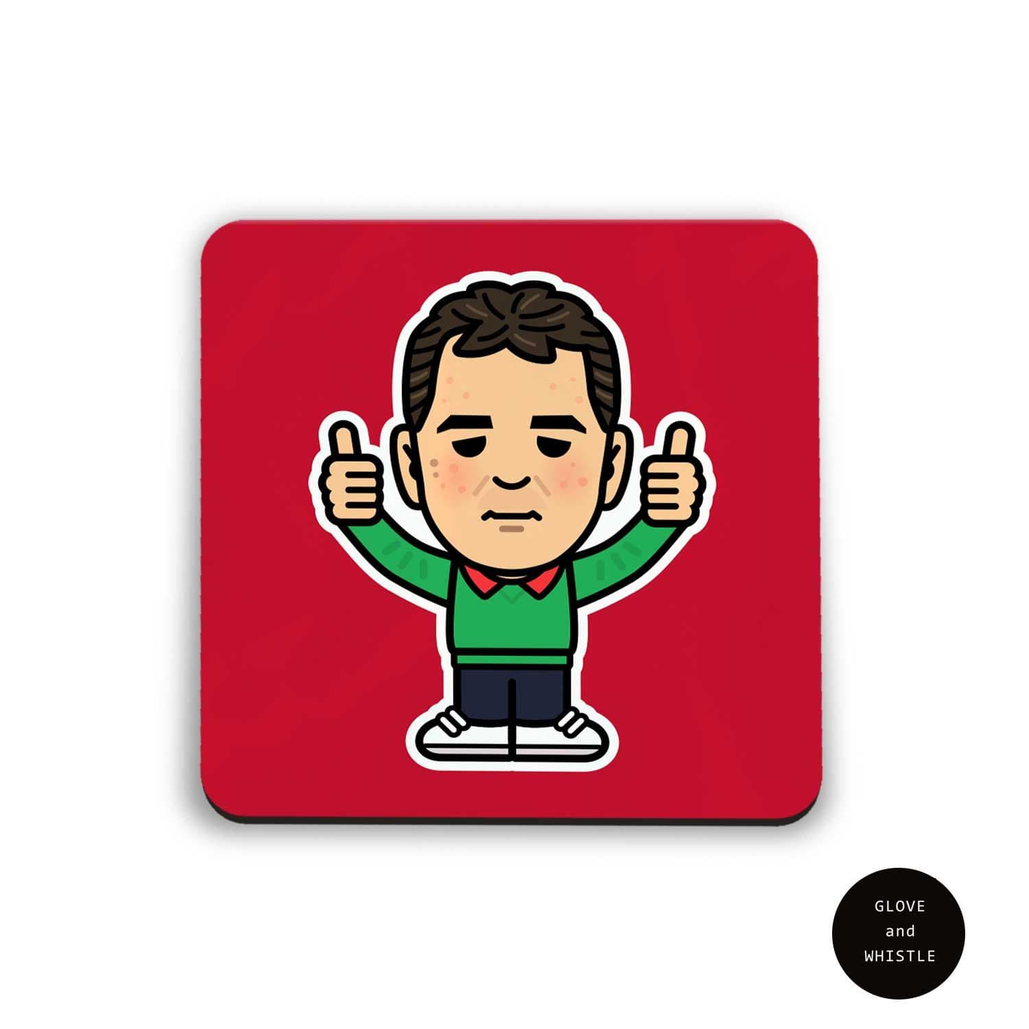 Brian Clough Nottingham Forest Coaster