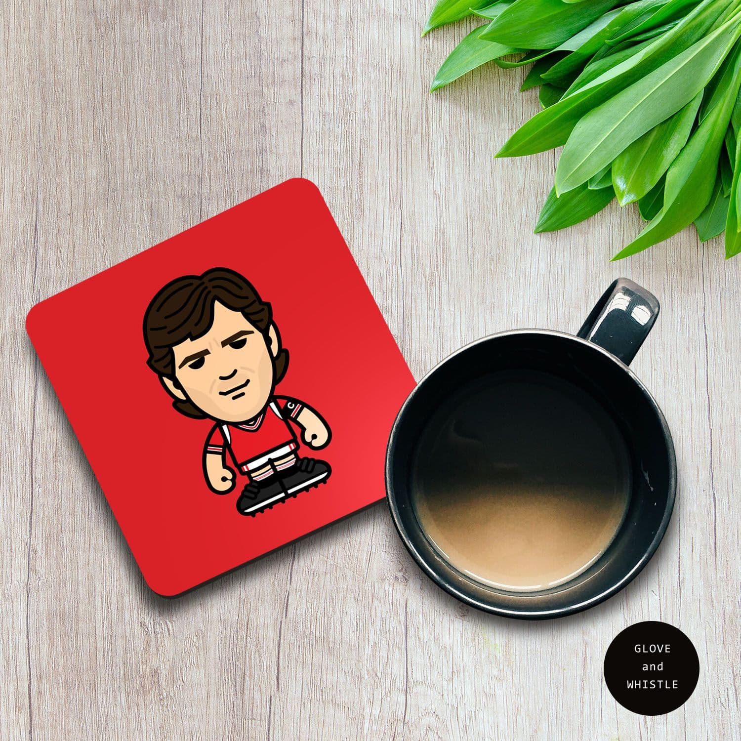 Bryan Robson Manchester United Coaster