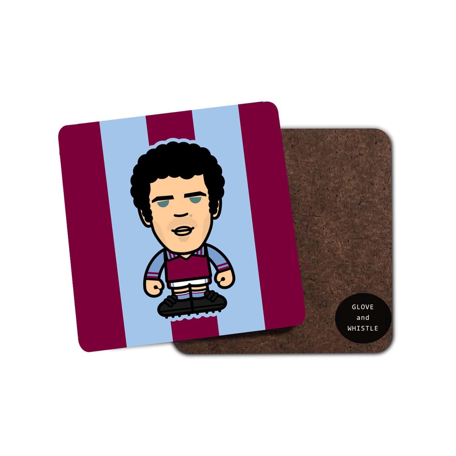 Charlie Aitken Aston Villa Coaster