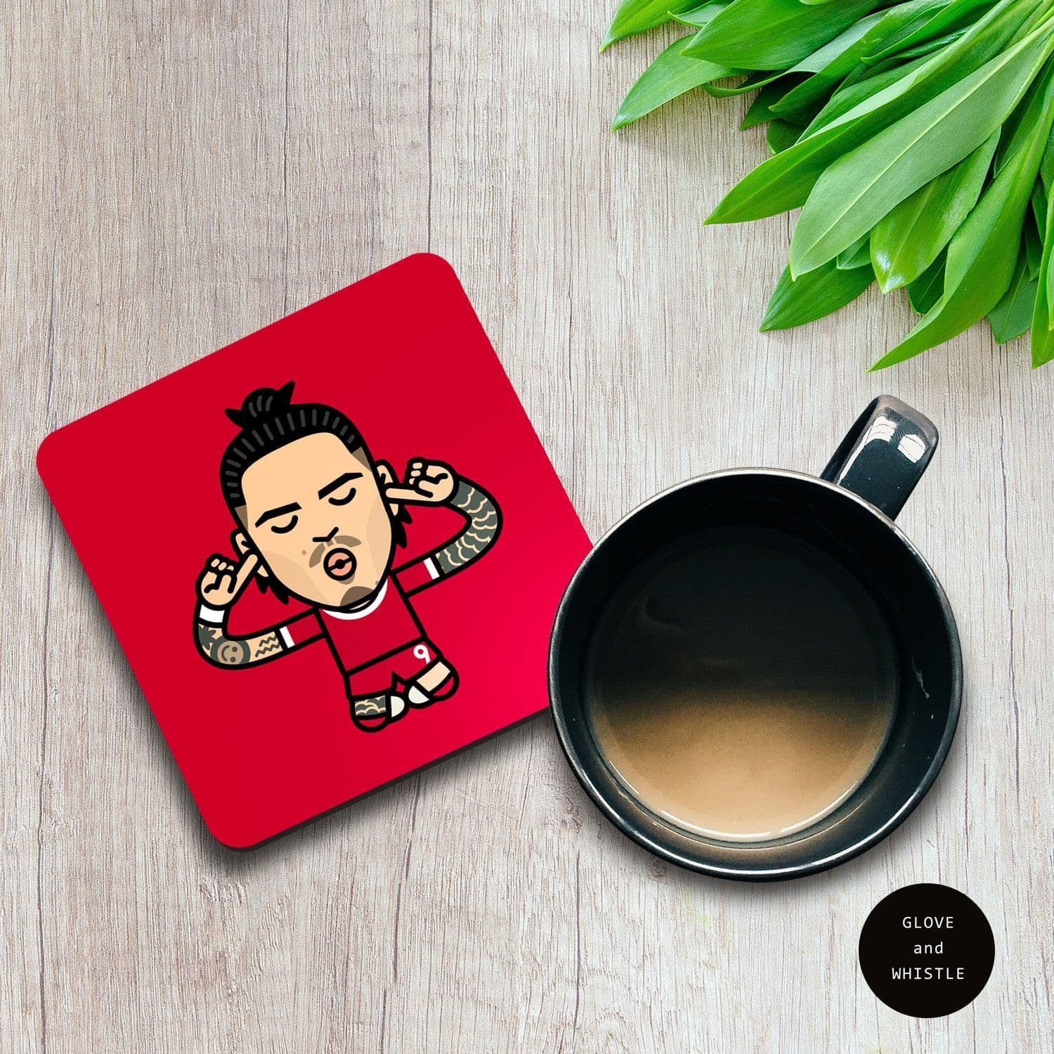 Darwin Nunez Celebration Liverpool Coaster