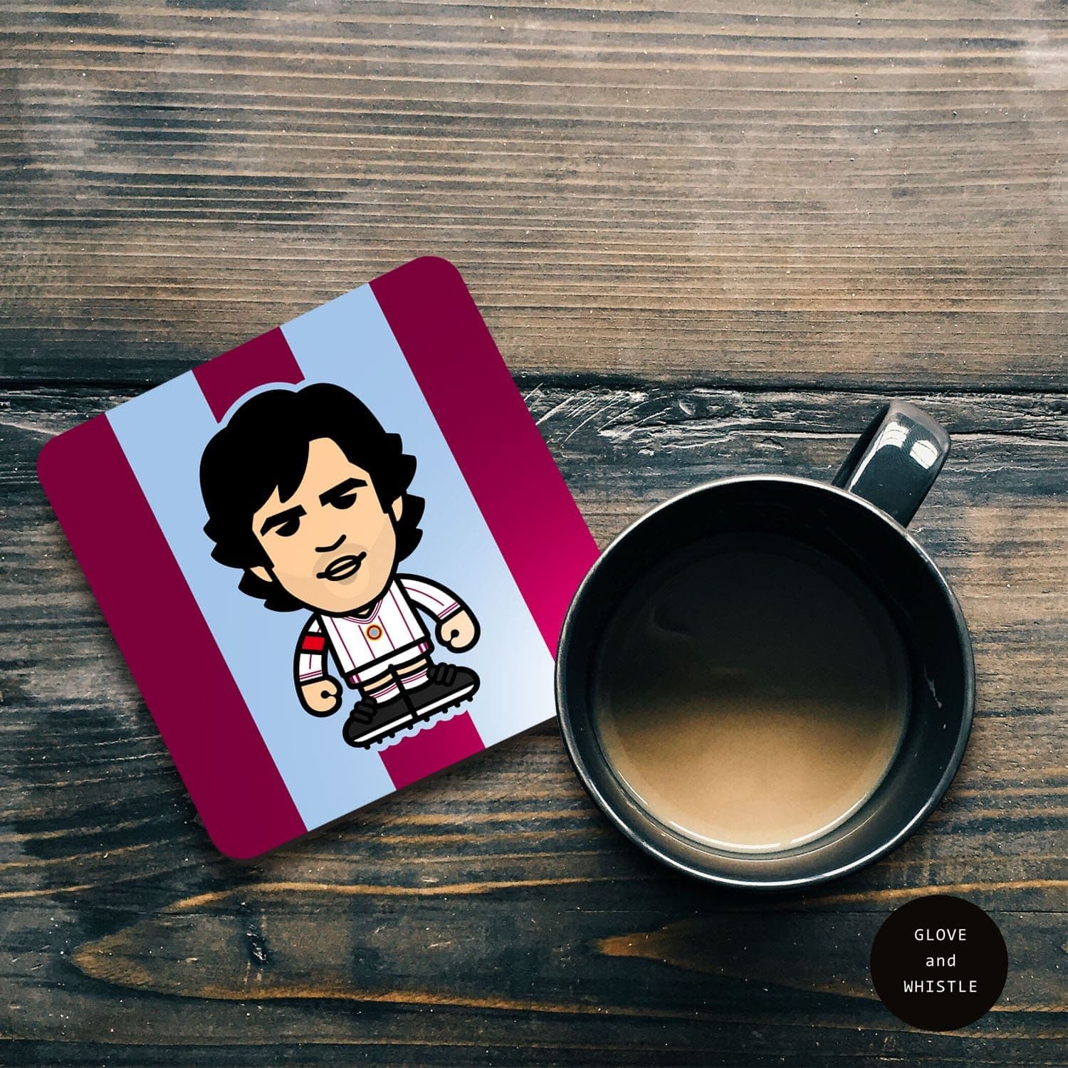 Dennis Mortimer Aston Villa Coaster