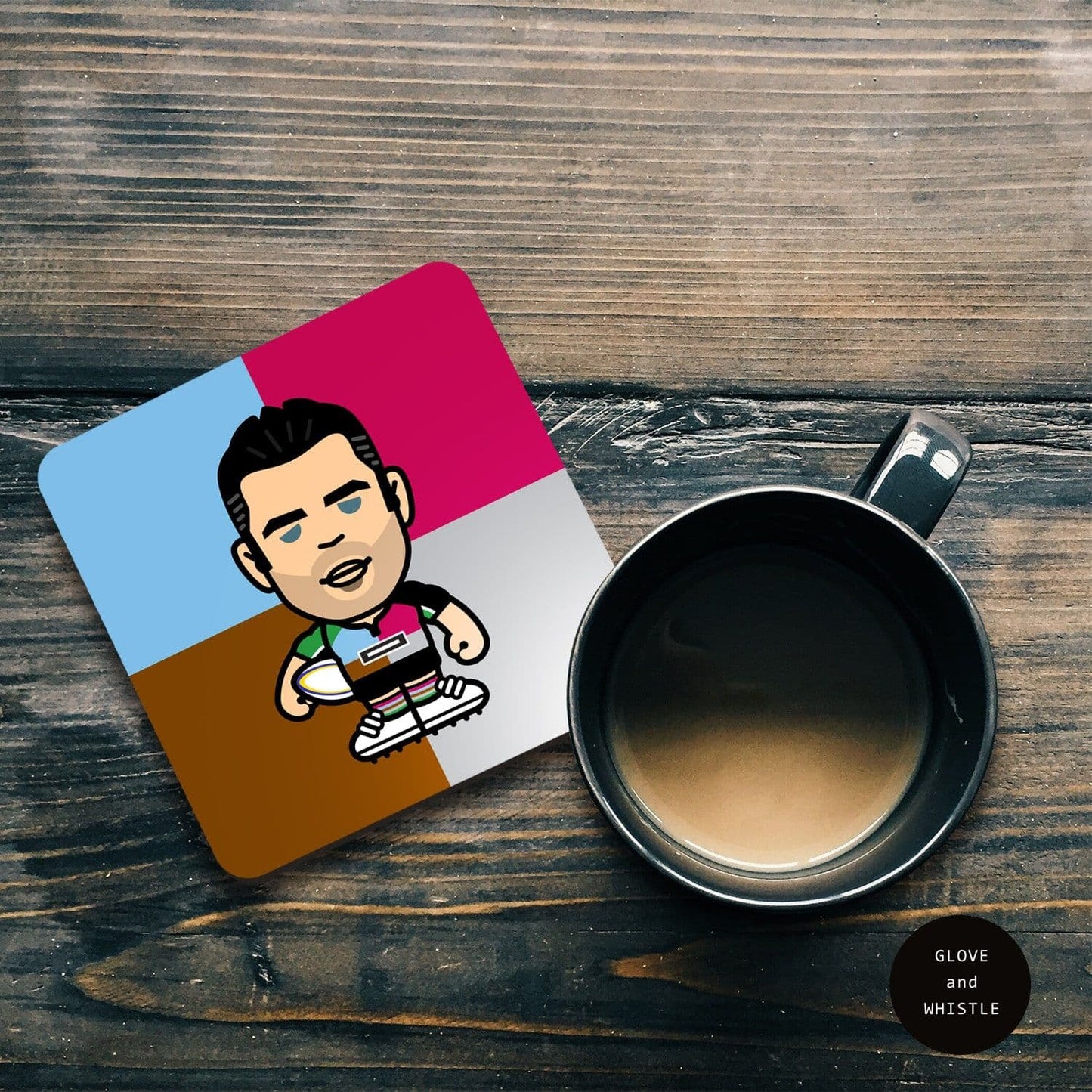 Nick Easter Harlequins Coaster
