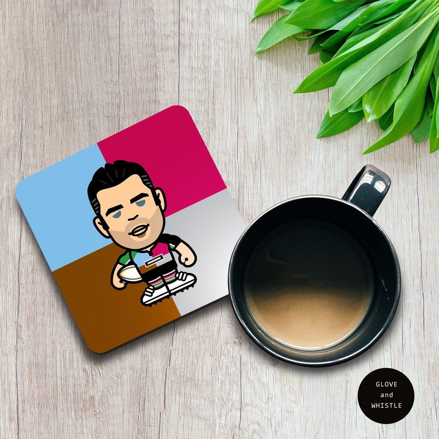 Nick Easter Harlequins Coaster