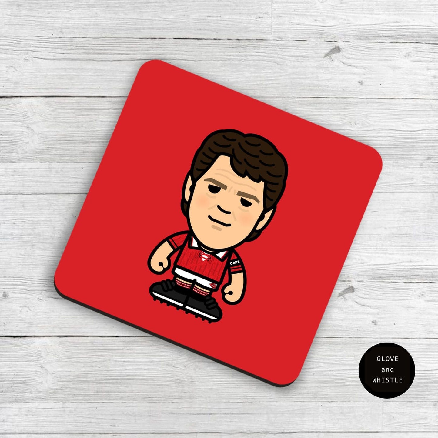 Steve Bruce Manchester United Coaster