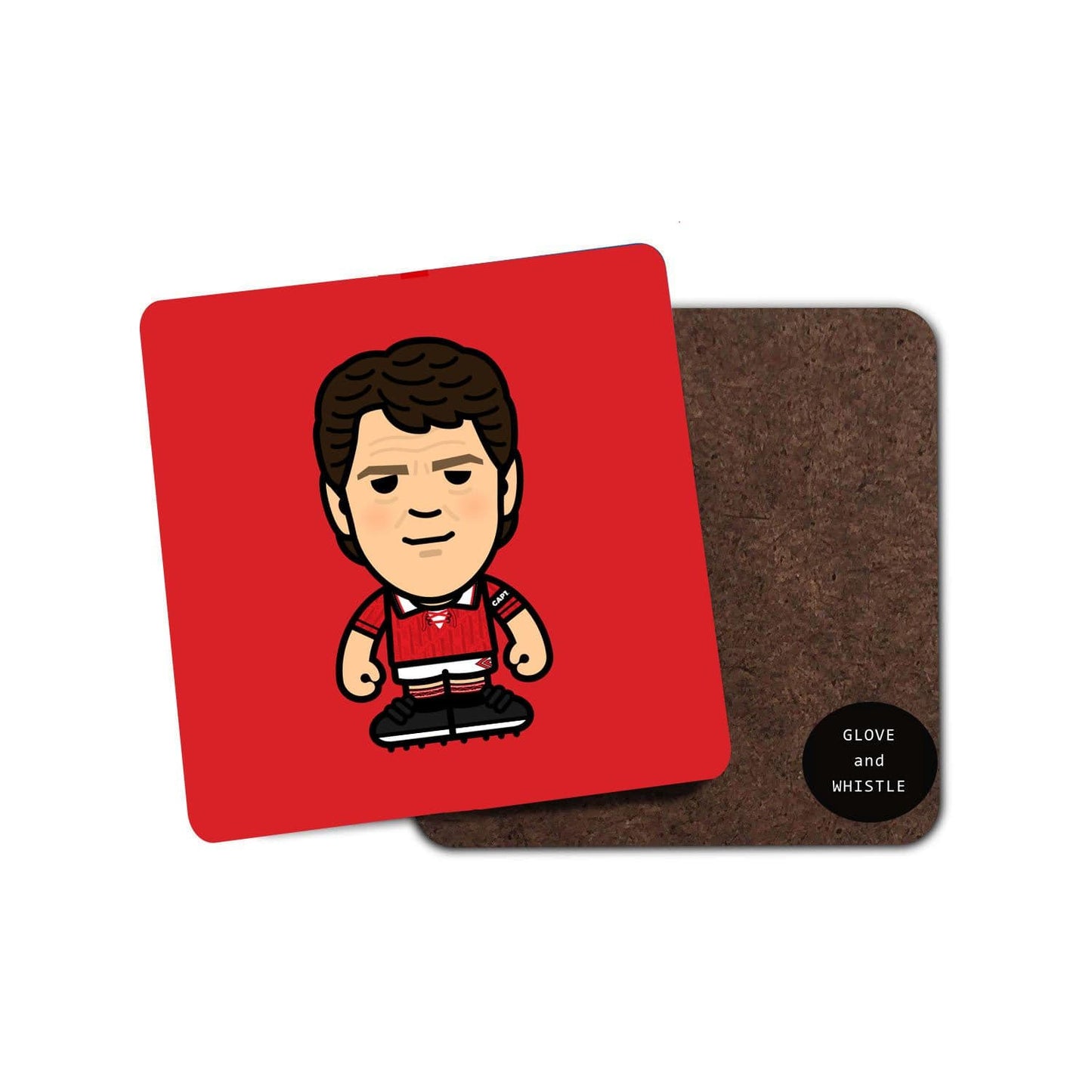 Steve Bruce Manchester United Coaster