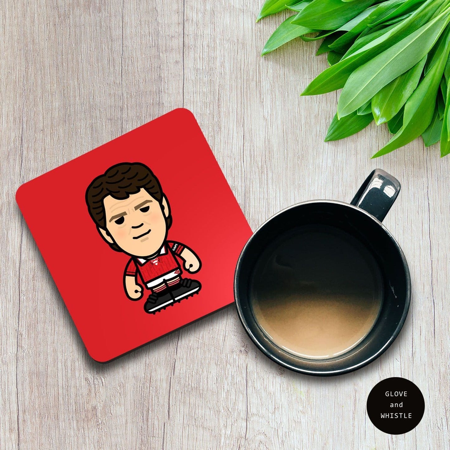 Steve Bruce Manchester United Coaster