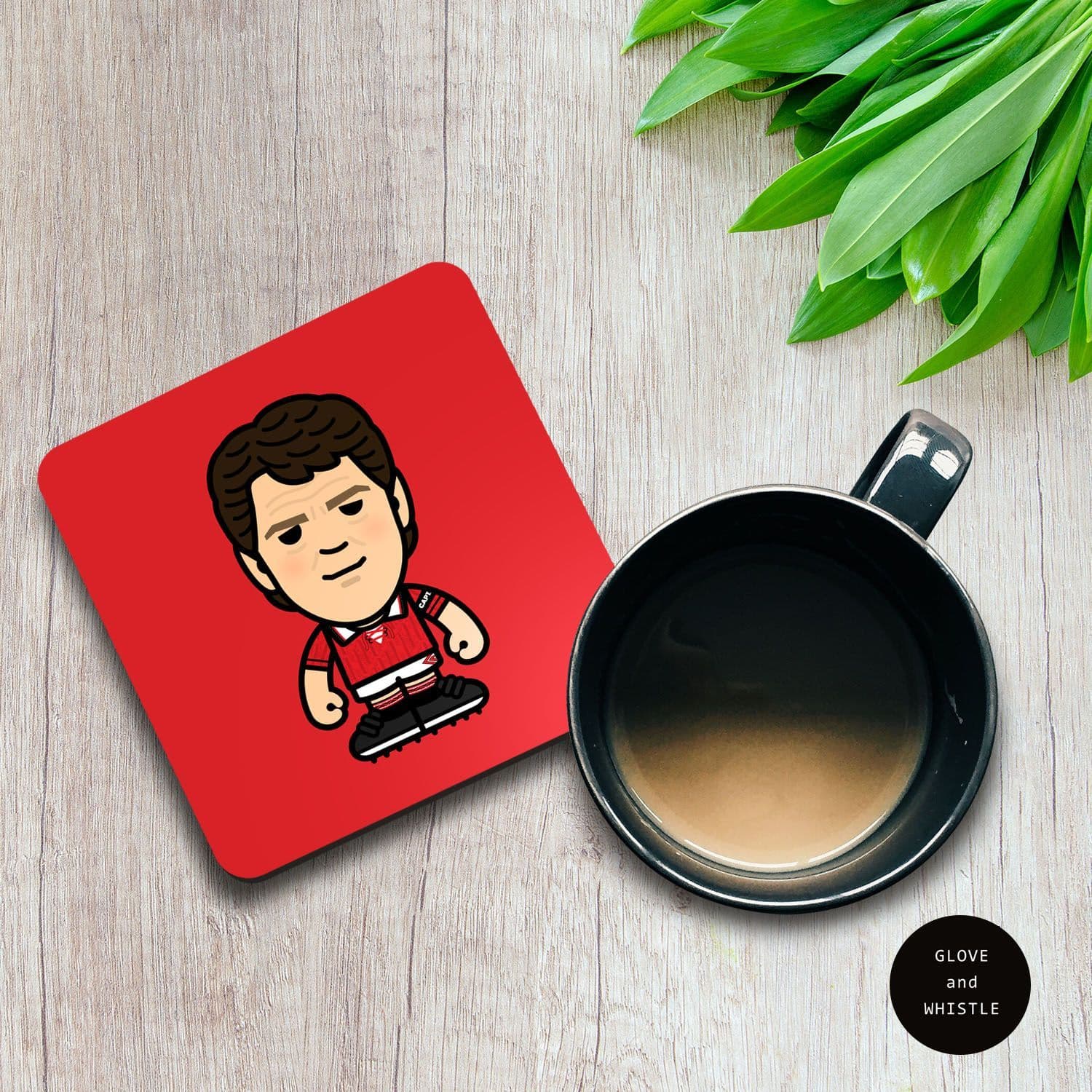 Steve Bruce Manchester United Coaster